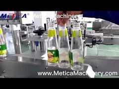 Lados automáticos del cuello de la máquina de etiquetado de la botella de cristal etiqueta engomada