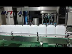 Máquina automática de etiquetado, llenado y llenado de cubos de 10 litros