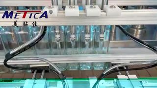 Máquina taponadora de llenado de líquidos para botellas de vidrio