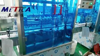 Máquina automática de etiquetado, llenado y tapado de jugo