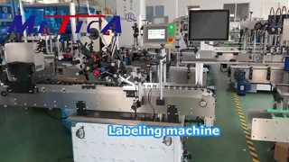Máquina etiquetadora automática de lápices de ojos