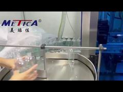 Línea de etiquetado, llenado y taponado de lubricante
