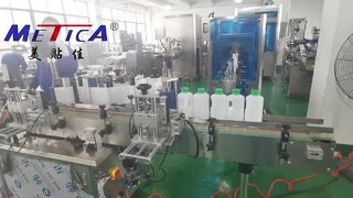 Máquina etiquetadora de preposicionamiento automático para dos etiquetas