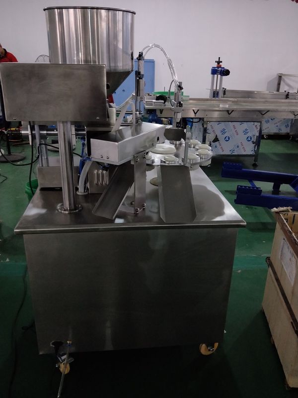 Máquina semiautomática de llenado y sellado de tubos blandos para la industria química y alimentaria