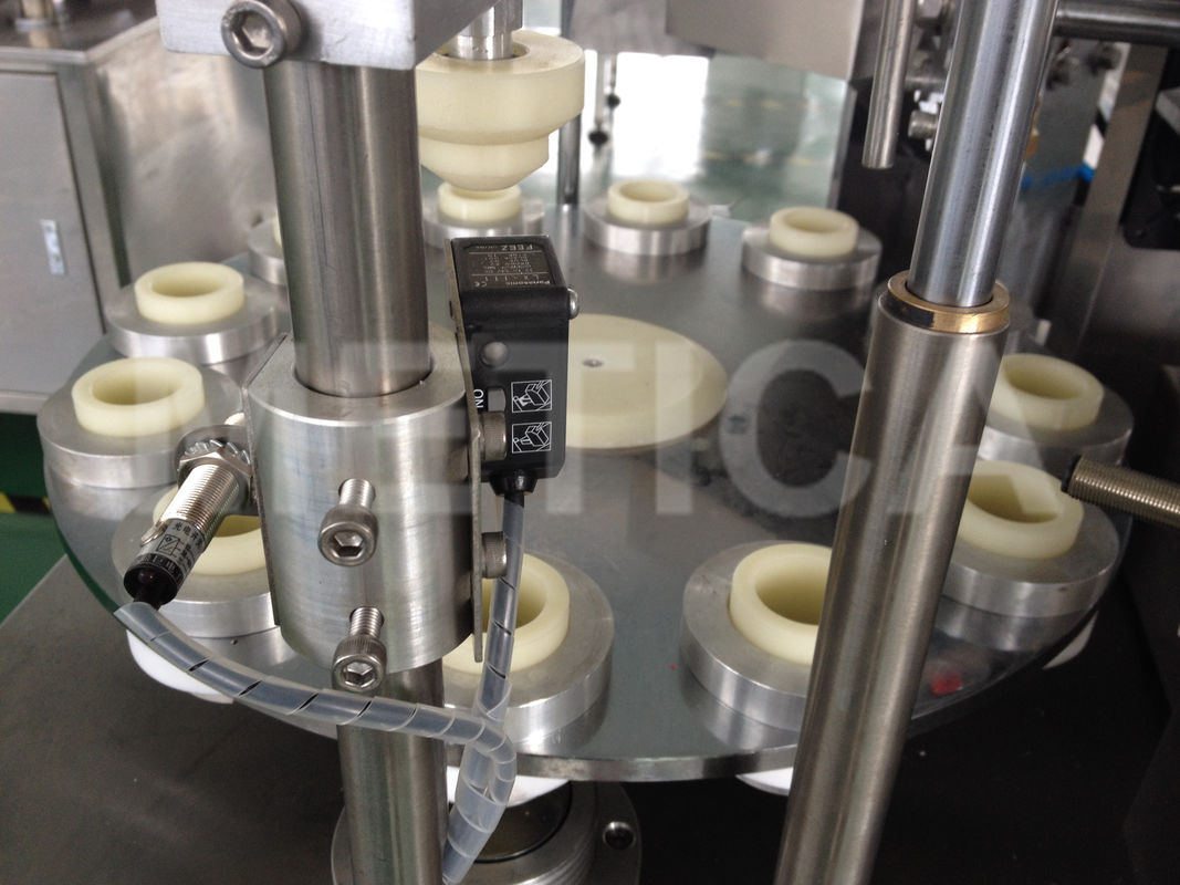 Máquina semiautomática de llenado y sellado de tubos blandos para la industria química y alimentaria