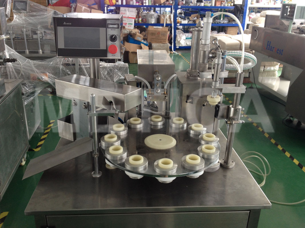 Máquina semiautomática de llenado y sellado de tubos blandos para la industria química y alimentaria