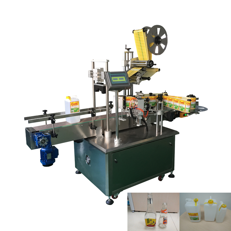 Máquina automática de etiquetado de botellas para etiquetas adhesivas con precisión y fácil mantenimiento