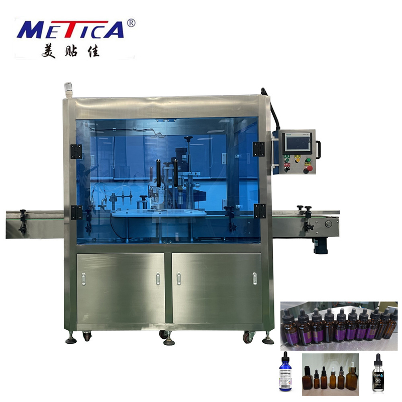 Capota automática de relleno de botellas monobloque para aceites esenciales y productos similares