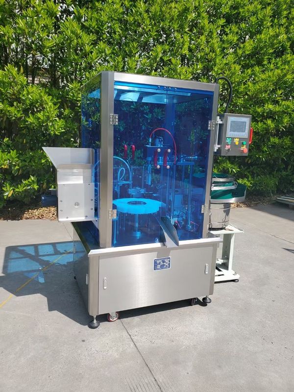 Máquina automática de llenado y tapado de pulverizador de pluma de 220V 50Hz 2kW con 1500-2000BPH y volumen de llenado de 5-50ml