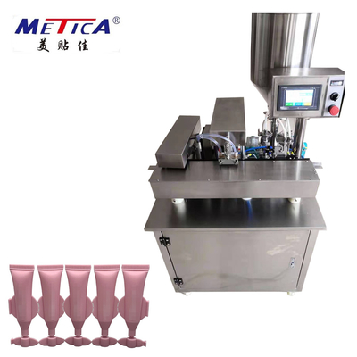 máquina de rellenar del pequeño tubo poner crema suave 10ml con el sistema de aislamiento ultrasónico