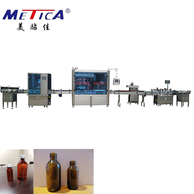 100ml-500ml concentran la cadena de producción embotelladoa embotelladora automática