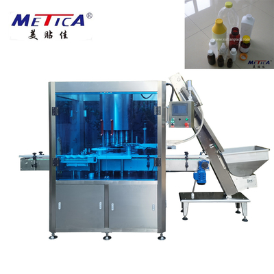 Tipo rotatorio automático plástico velocidad de la máquina de la botella de aceite que capsula 8000BPH