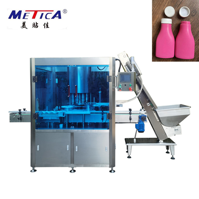 máquina que capsula de la botella rotatoria de alta velocidad de las cabezas 6000bph 8 para la botella del plástico y de vidrio