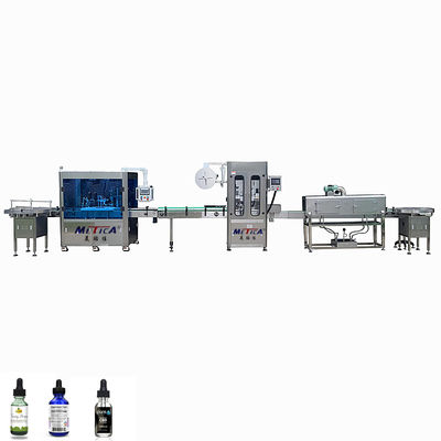 Máquina automática de llenado de botellas con velocidad de 1500-3000bph Servo + llenado de pistón y compatibilidad multi-cap