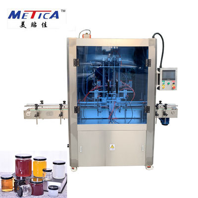 Máquina de llenado de pistón con motor de servo