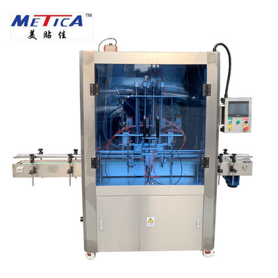 Máquina de rellenar automática del líquido y de la goma con el llenador líquido del sistema del motor servo