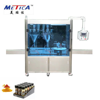 Pimienta automática y máquina de embotellado plástica picante de la máquina de rellenar del polvo