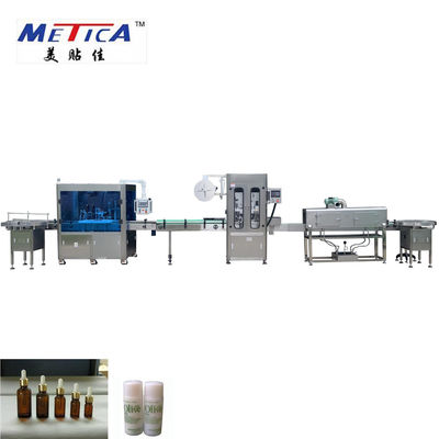 Aceite de METICA CBD que embotella y máquina de embotellado del vidrio de la máquina de etiquetado 0.6-0.8Mpa