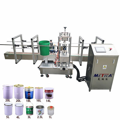 Cubo/cubo/barril automático modificado para requisitos particulares y máquina de etiquetado grande de la botella del envase