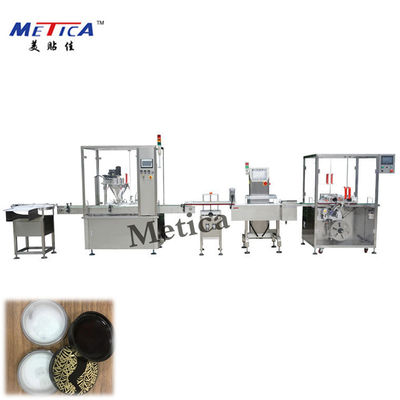 Cadena de producción embotelladoa conducida servo 3Kw 220V para el polvo flojo