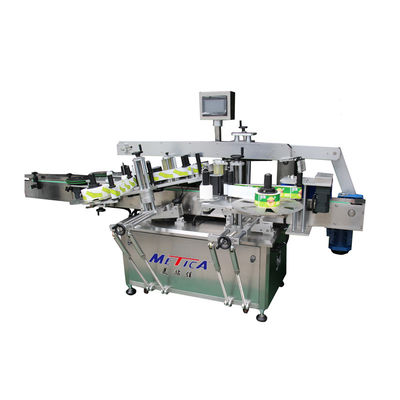 Máquina de etiquetado de la botella de la máquina de etiquetado de la botella de la etiqueta engomada automática del cuello y de los lados