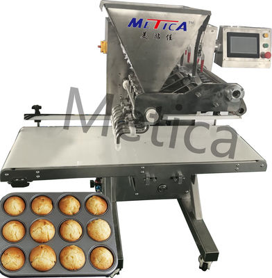 Control 2000BPH-3000BPH de la pantalla táctil de la máquina del llenador de la torta del OEM 100g