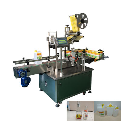 Máquina de etiquetado automática de la botella 1000BPH-3000BPH para la etiqueta engomada superior y lateral
