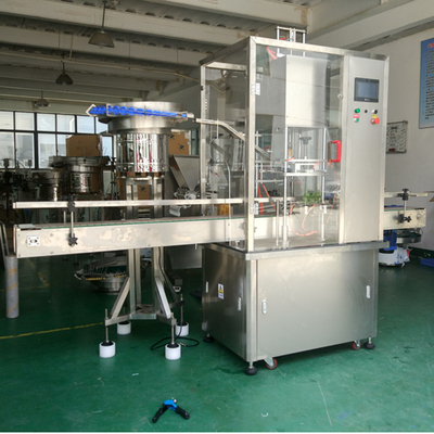 máquina que capsula del tornillo linear de la máquina 1000bph de la botella del aceite de mesa de 80m m que capsula