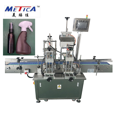 Máquina del tapón de tuerca de la alimentación de mano de la máquina de la botella automática de la bomba que capsula