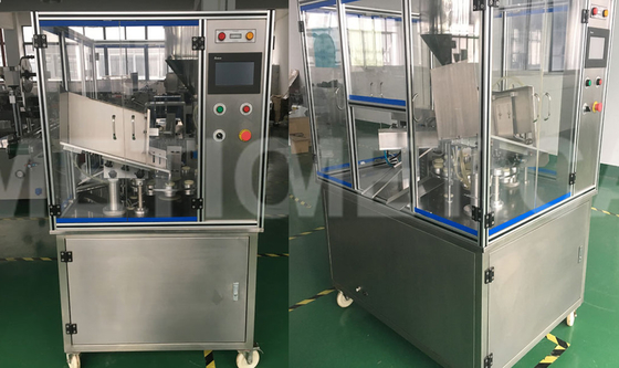 Relleno ultrasónico automático del tubo y máquina de aislamiento para el desinfectante de la mano de la crema dental